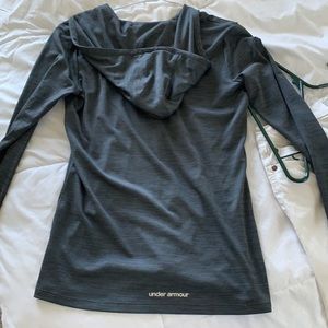 Under armour long sleeve hooded top